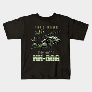 Pave Hawk HH-60G Search and  Rescue Helicopter Us Navy Air Force Kids T-Shirt